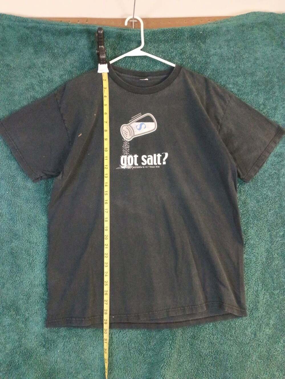 Vintage Got Salt? Matthew 5:13 Christian Graphic T-Shirt Black